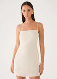 Bailee Mini Dress Oatmeal