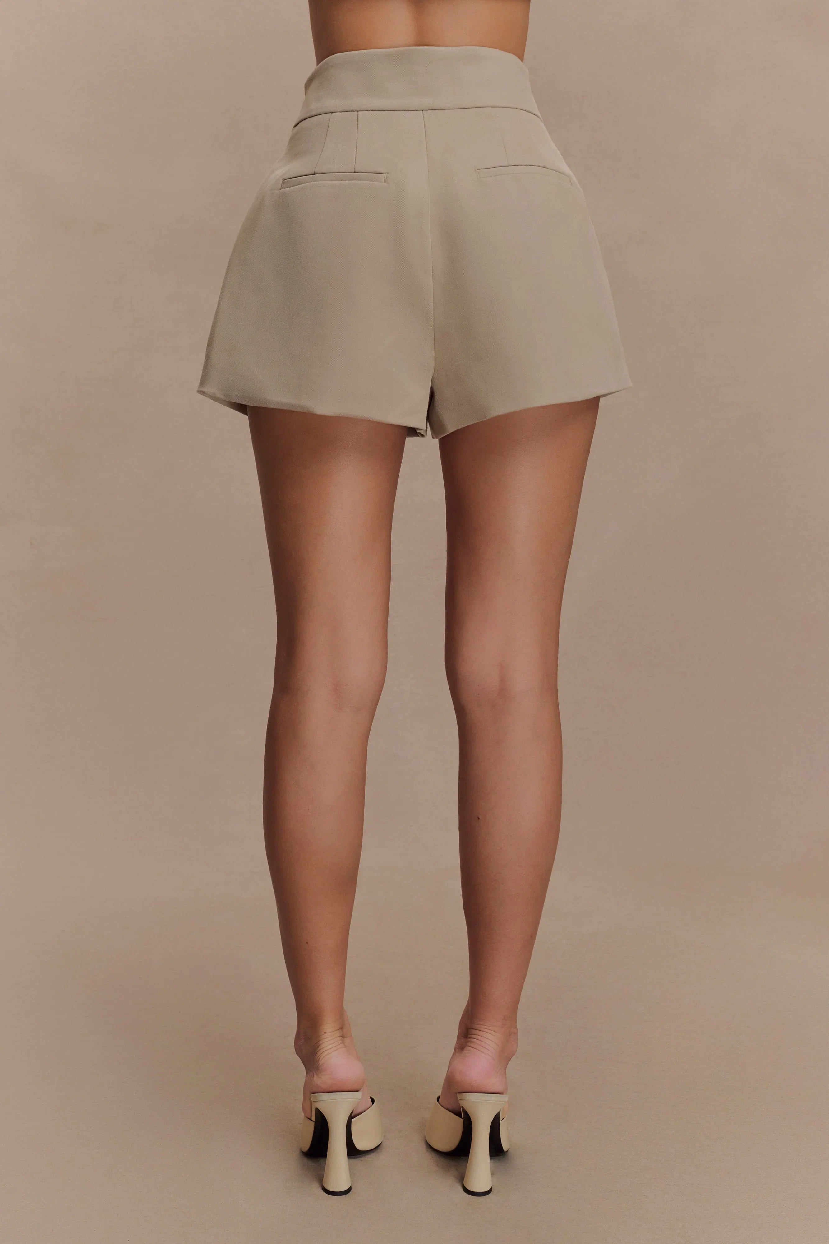 Alden High Waisted Short Pebble