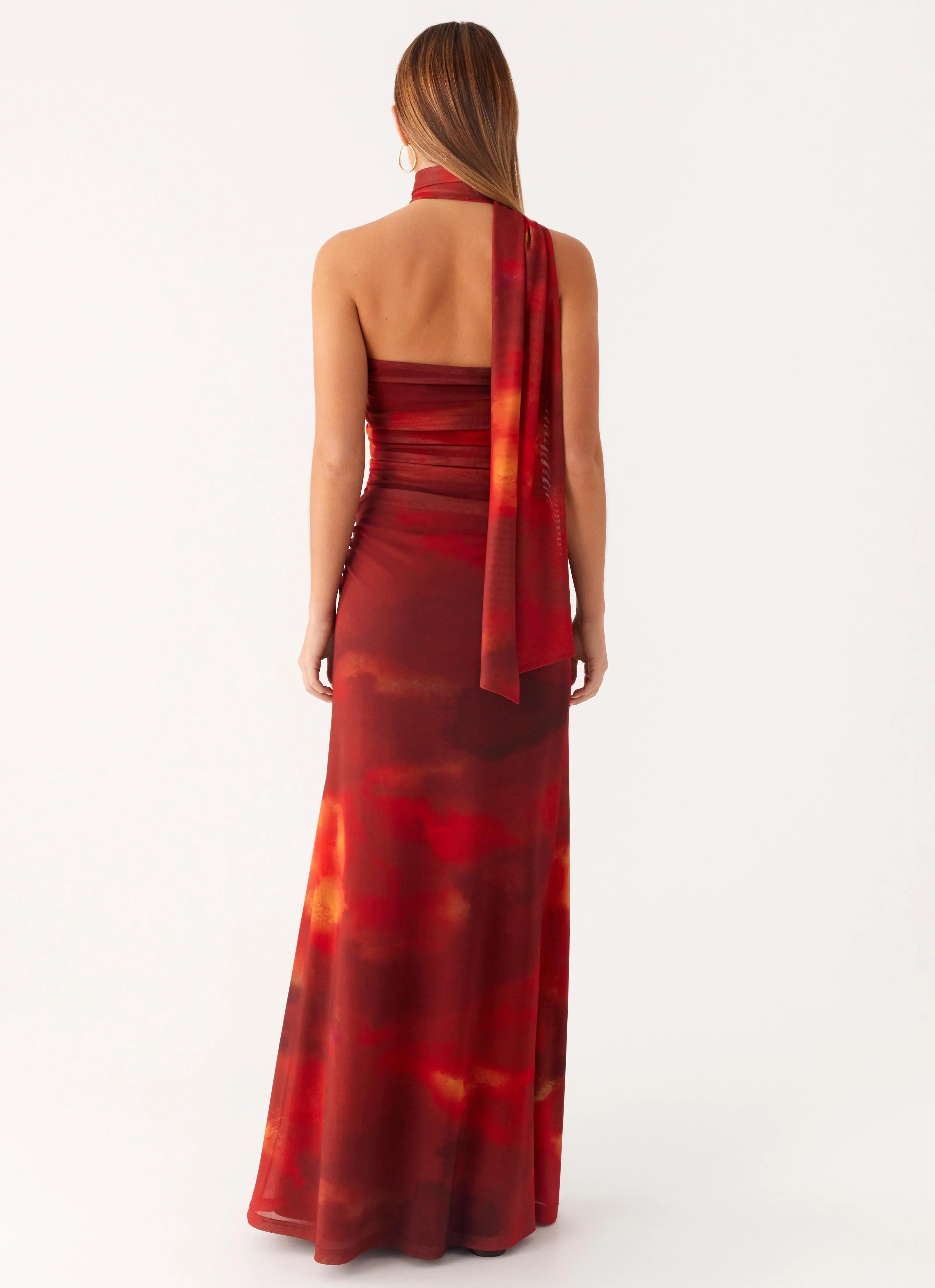 Songbird Maxi Dress Scarlet Blur
