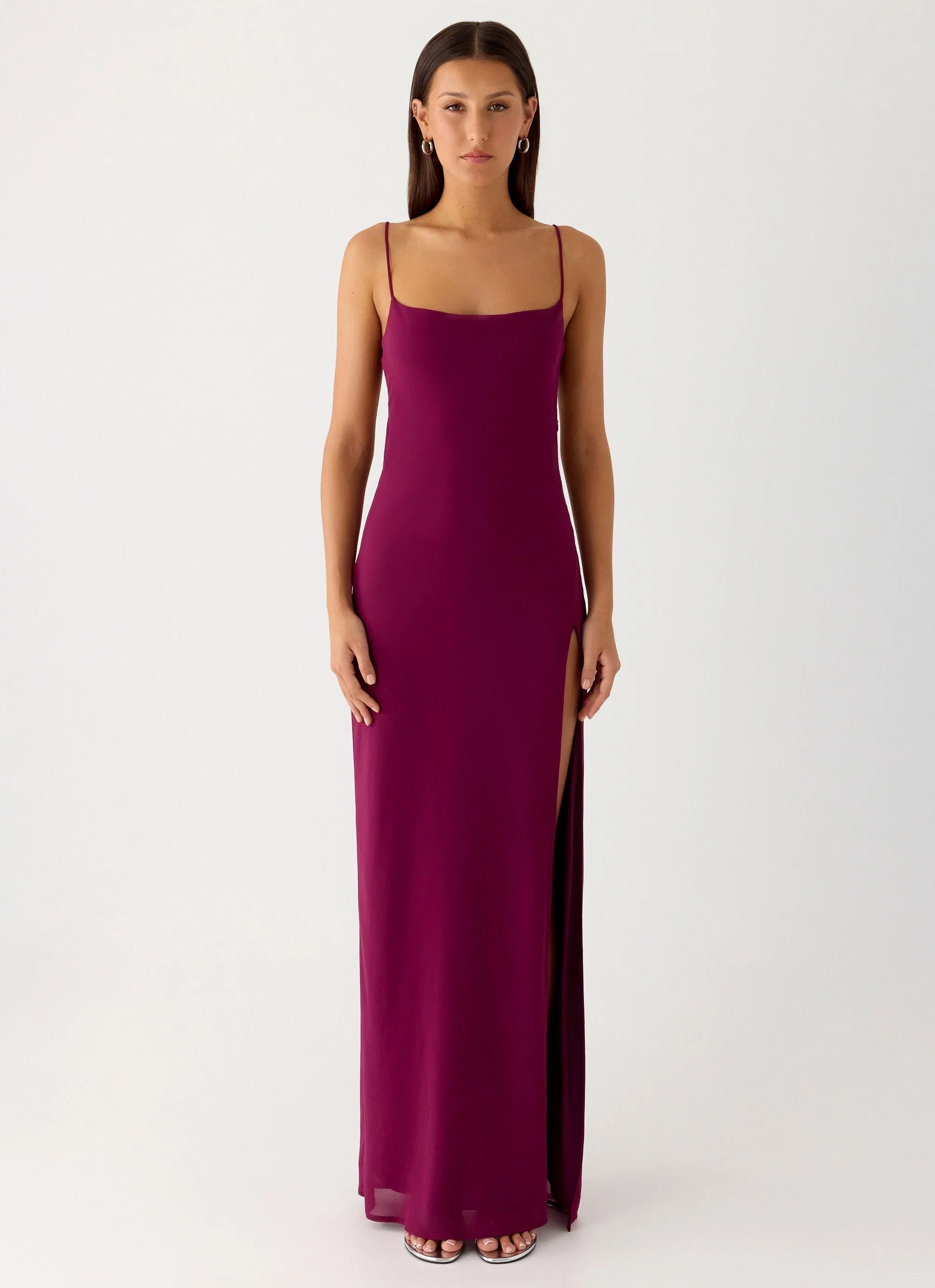 Alouette Maxi Dress Plum