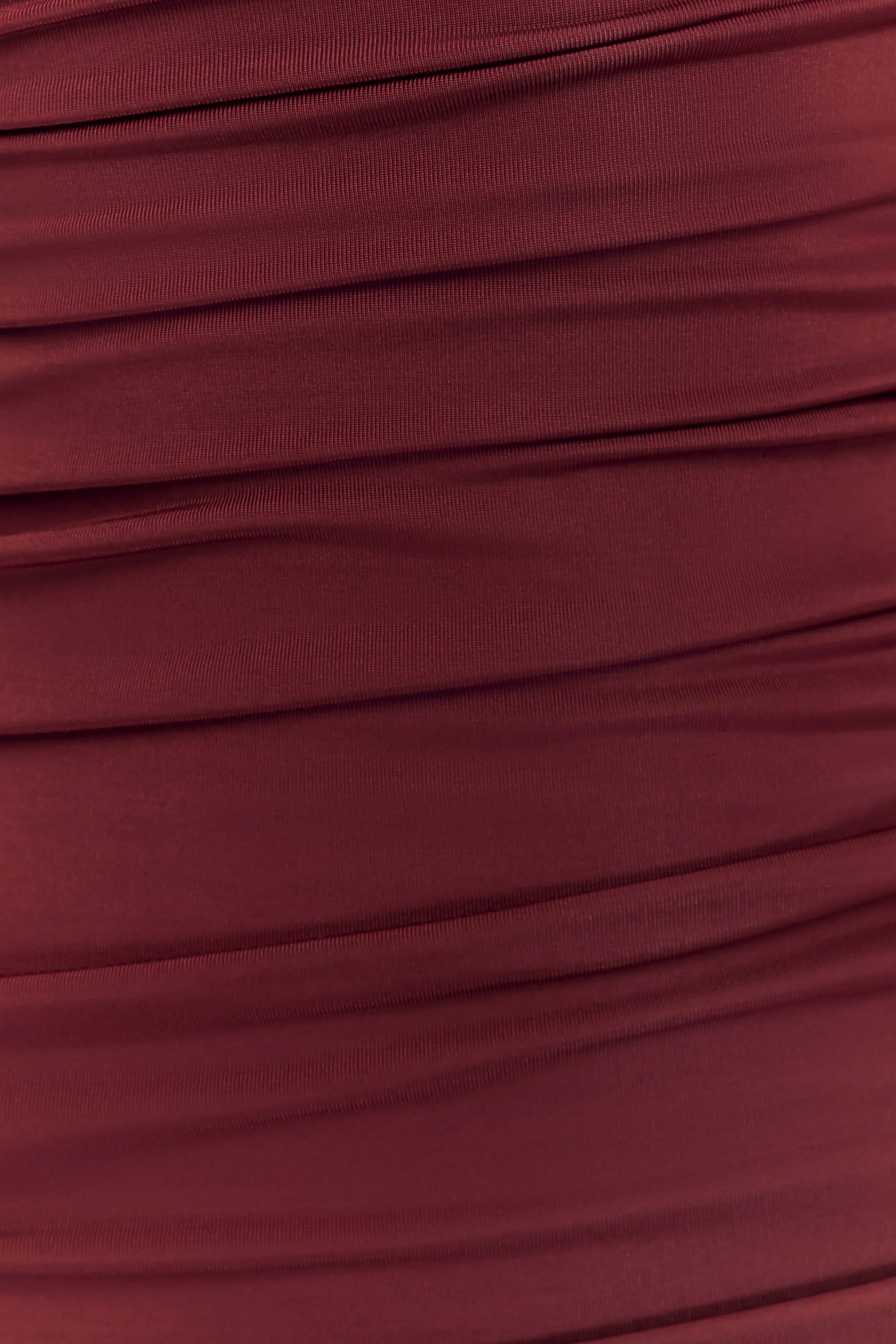 Hayden Long Sleeve Plunge Maxi Dress Wine