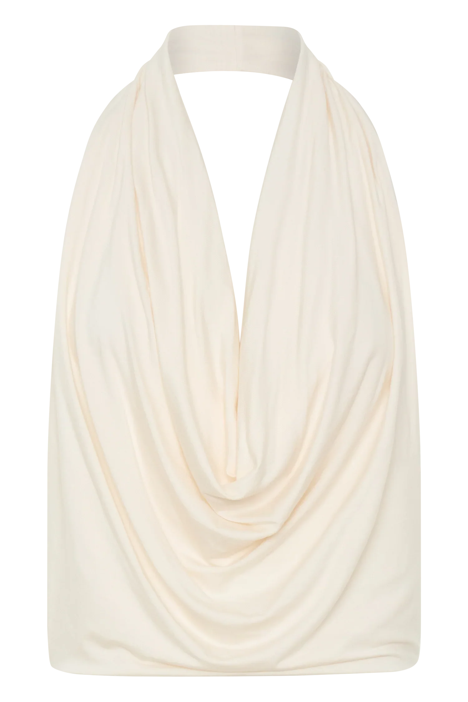 Huyen Cowl Front Modal Top Ivory