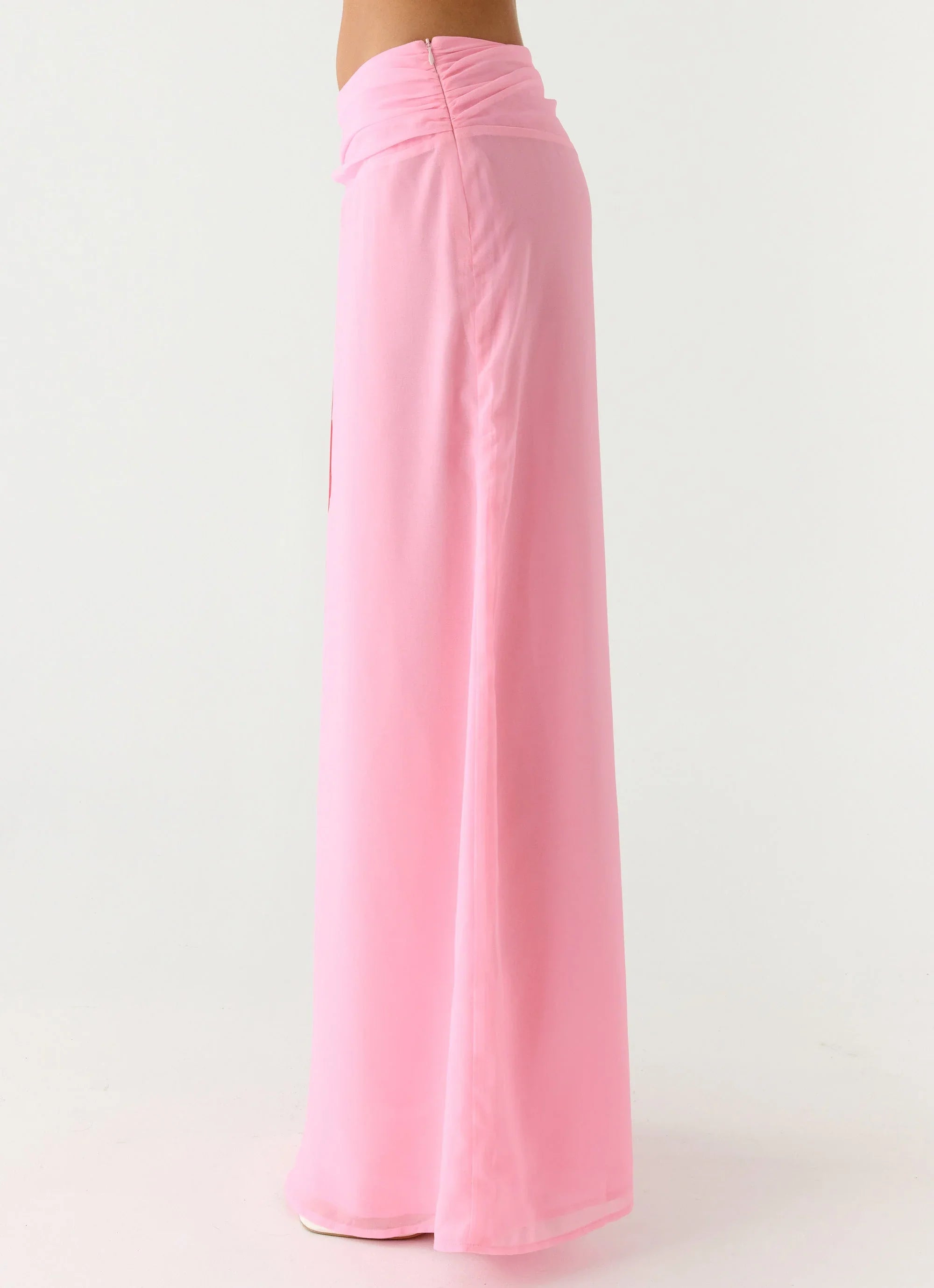 Blushing Bloom Maxi Skirt Baby Pink
