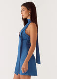 Kennee Mini Dress Washed Navy