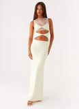 Imperial Maxi Dress Yellow