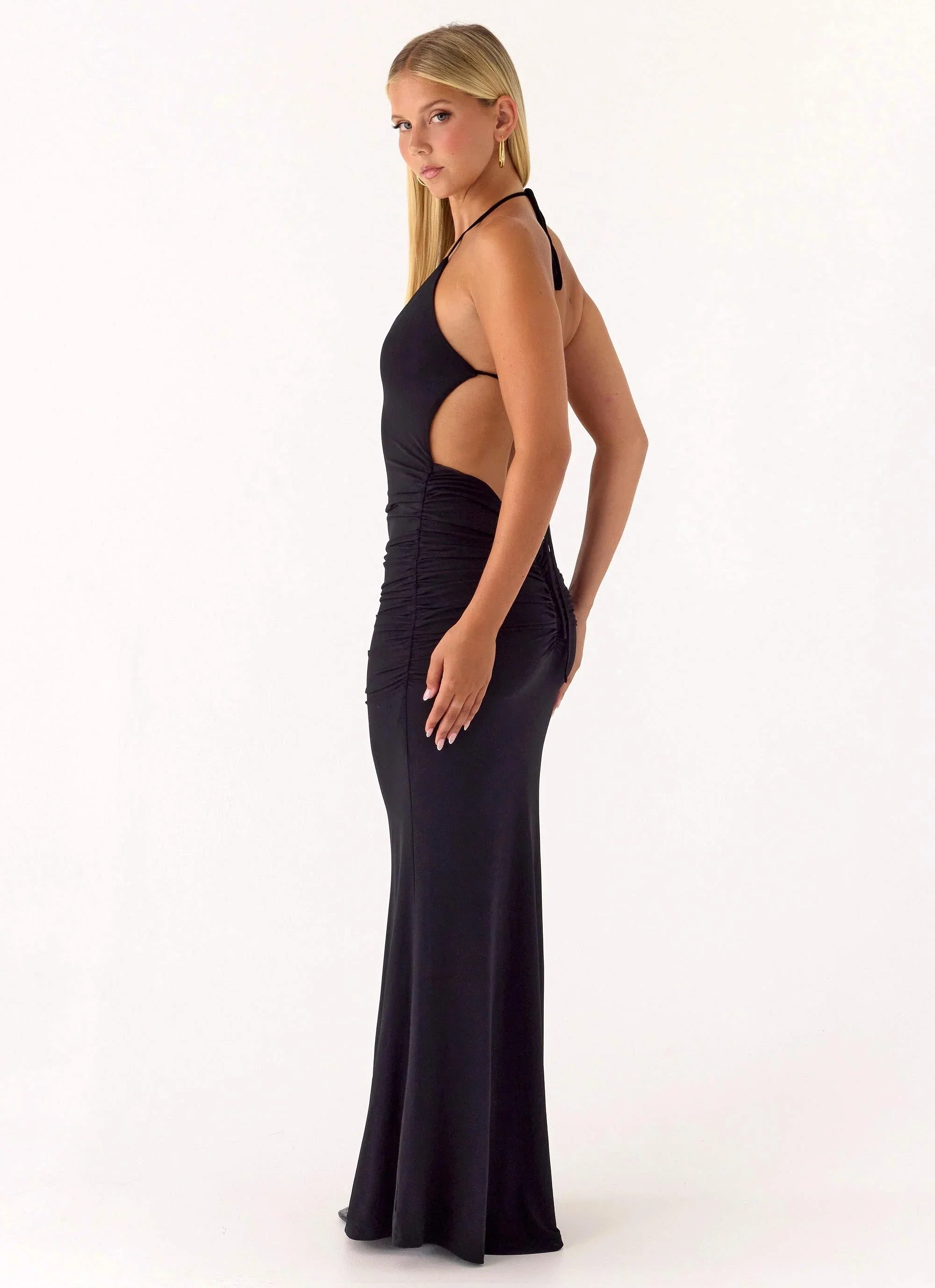 Fine By Me Maxi Dress Black