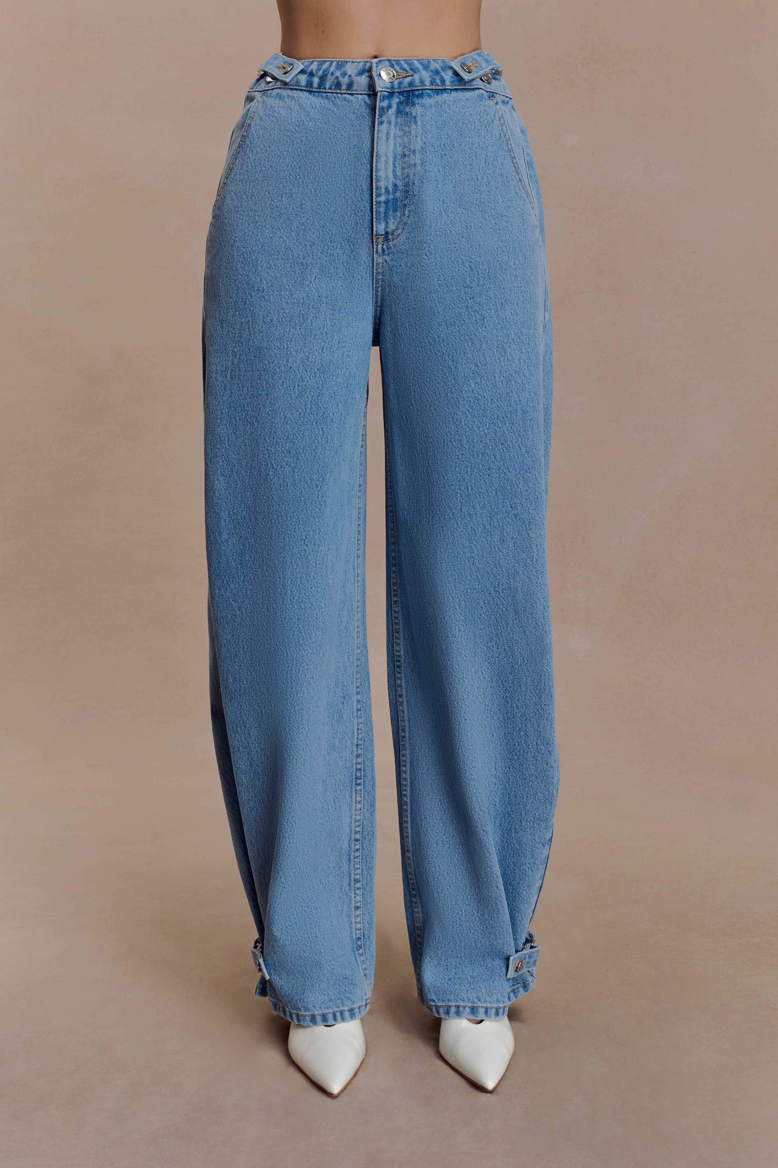 Flossie Multi Way Denim Jeans Classic Blue