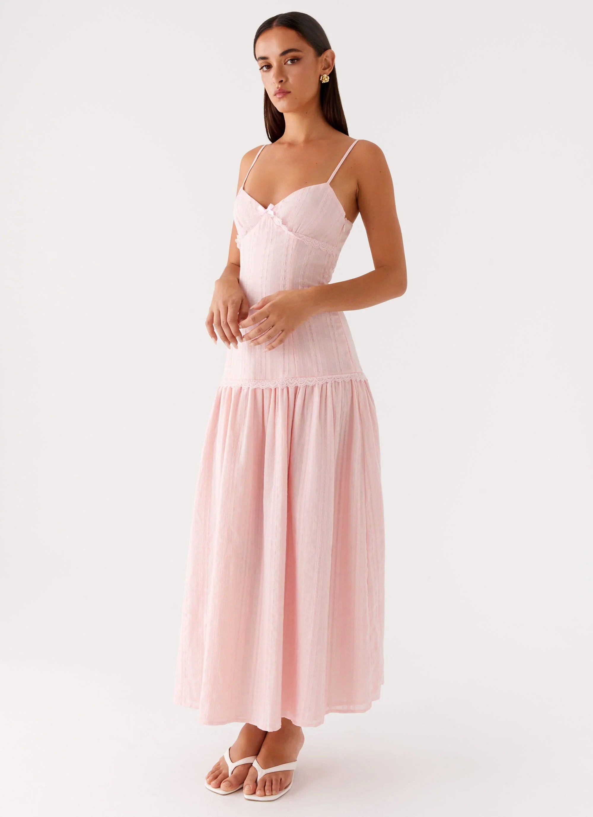 Found You Midi Dress Pink