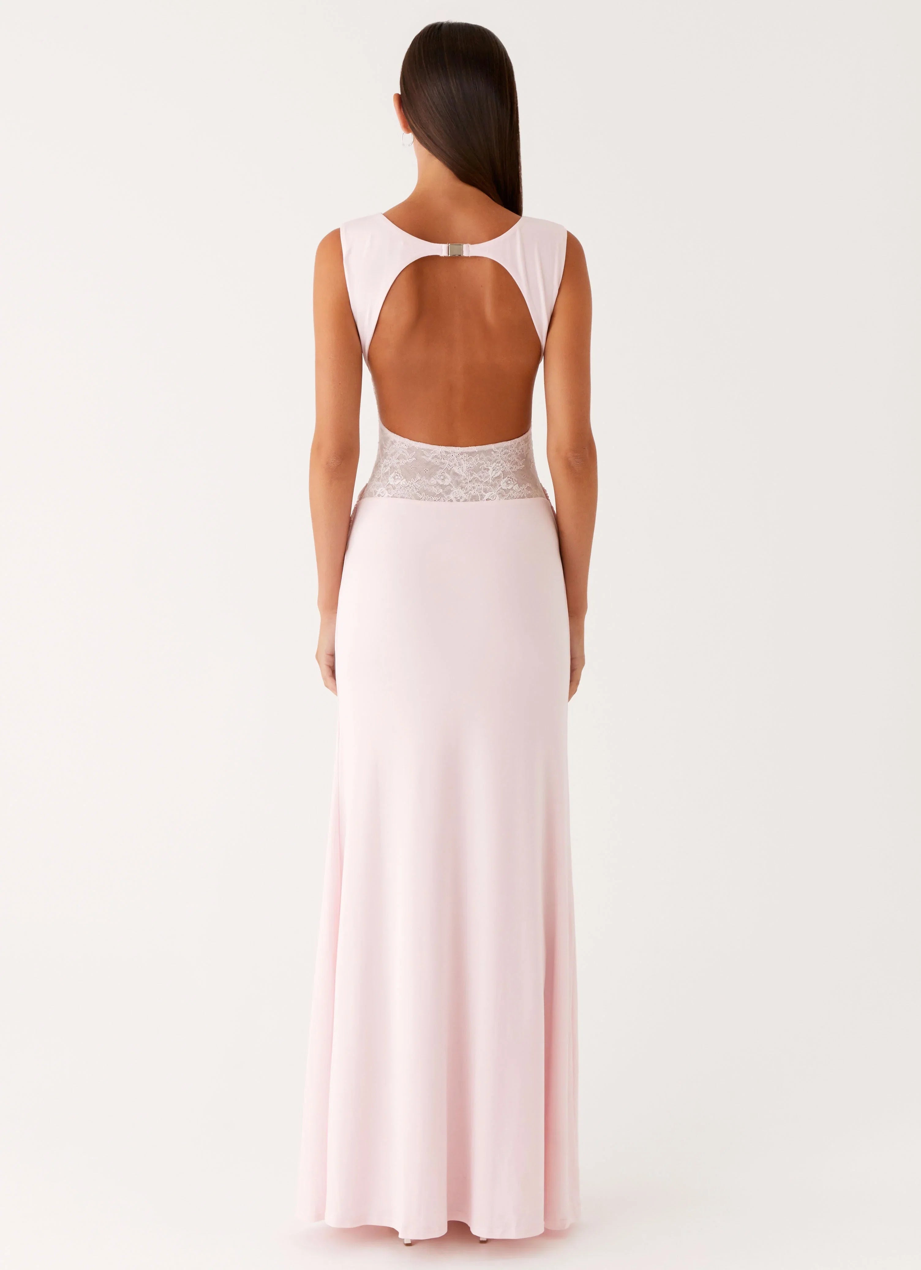 Love Tease Maxi Dress Baby Pink