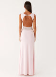 Love Tease Maxi Dress Baby Pink