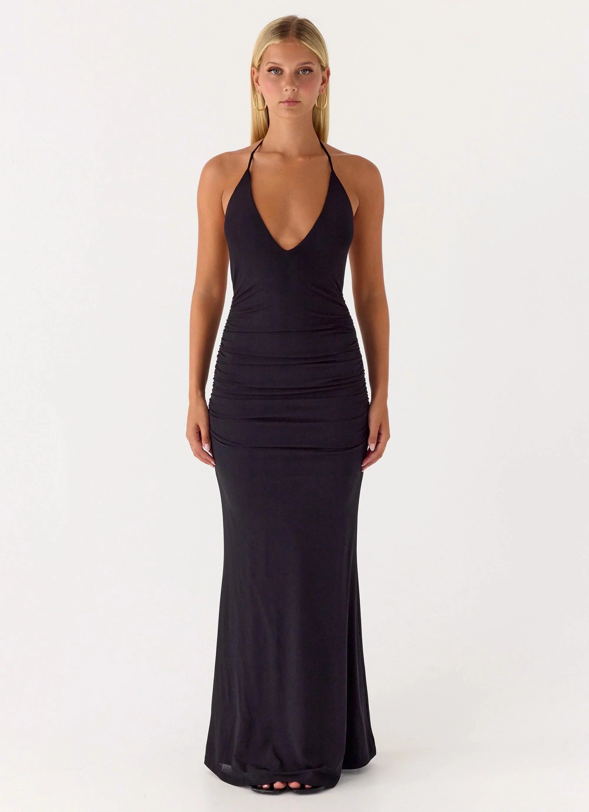 Fine By Me Maxi Dress Black