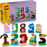 LEGO Birthday Numbers Educational Counting Building Toy for Boys Girls Ages 6 Birthday Decoration for Kids Fun Gift Idea 40807