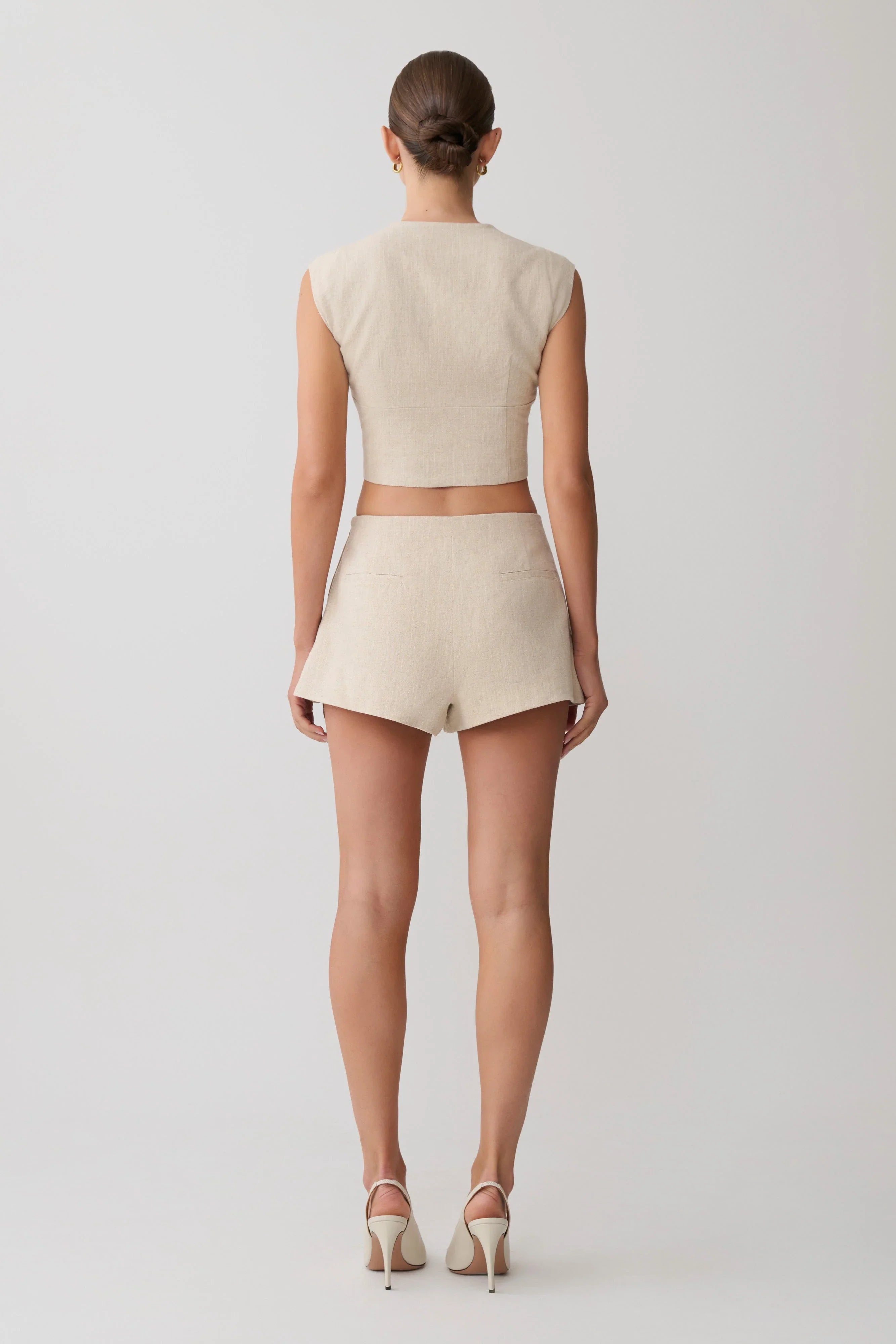 Anahita Linen Short Natural