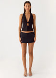 Mirna Micro Skort Black