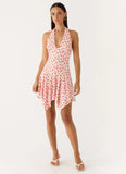 Khrysta Mini Dress Porcelain Rose