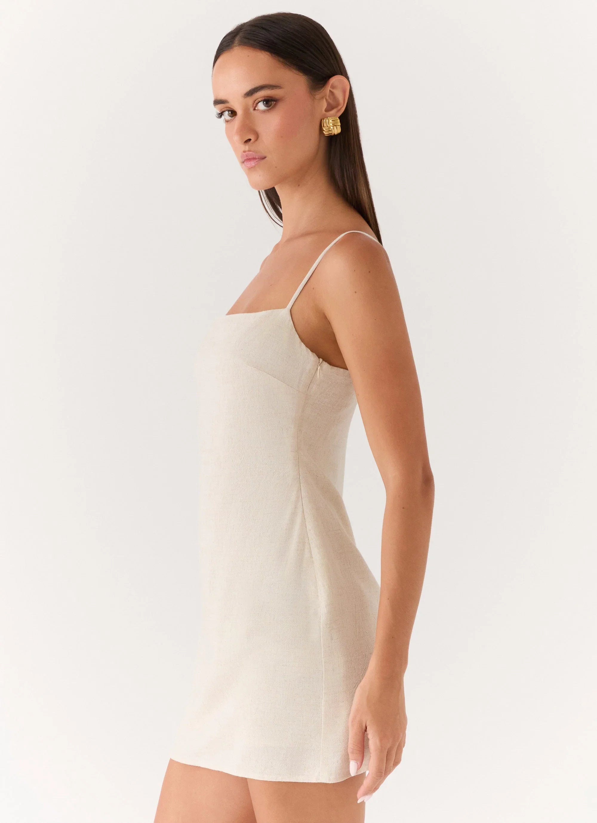 Bailee Mini Dress Oatmeal