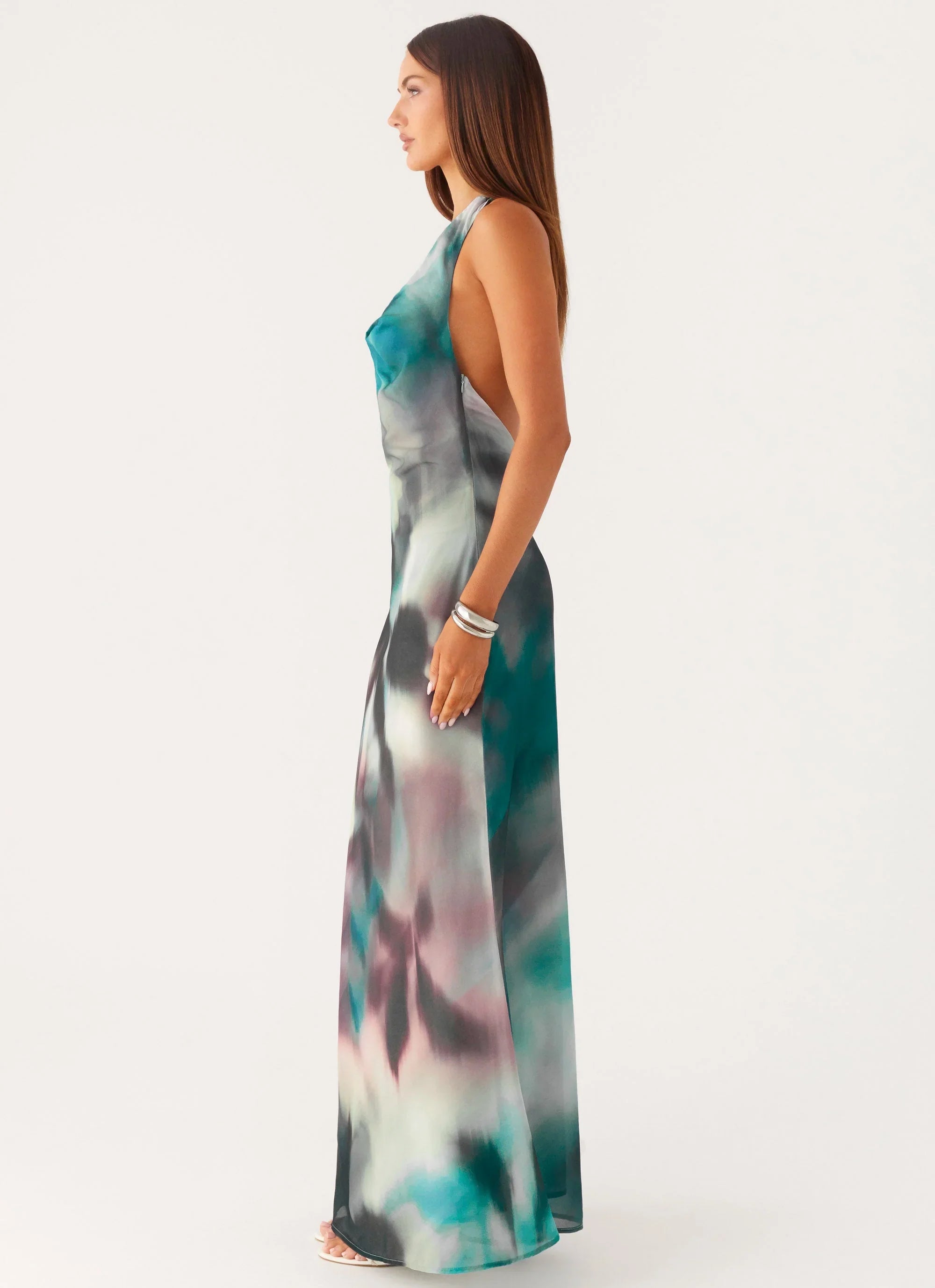 Lost At Sea Maxi Dress Sea Splash