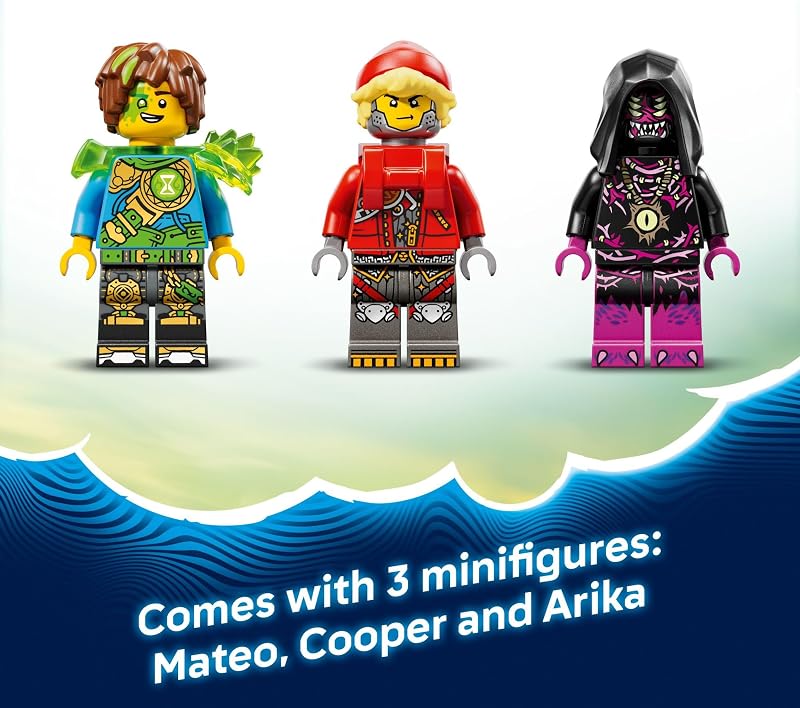 LEGO DREAMZzz Nightmare Scorpion Digger Building Toy for Boys Girls Pretend Play Set for Kids Ages 7 with 2 Build Options 3 Minifigures Treasure Creature Gift Idea for Birthdays 71513