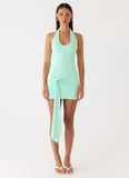 Vedetta Mini Dress Aqua