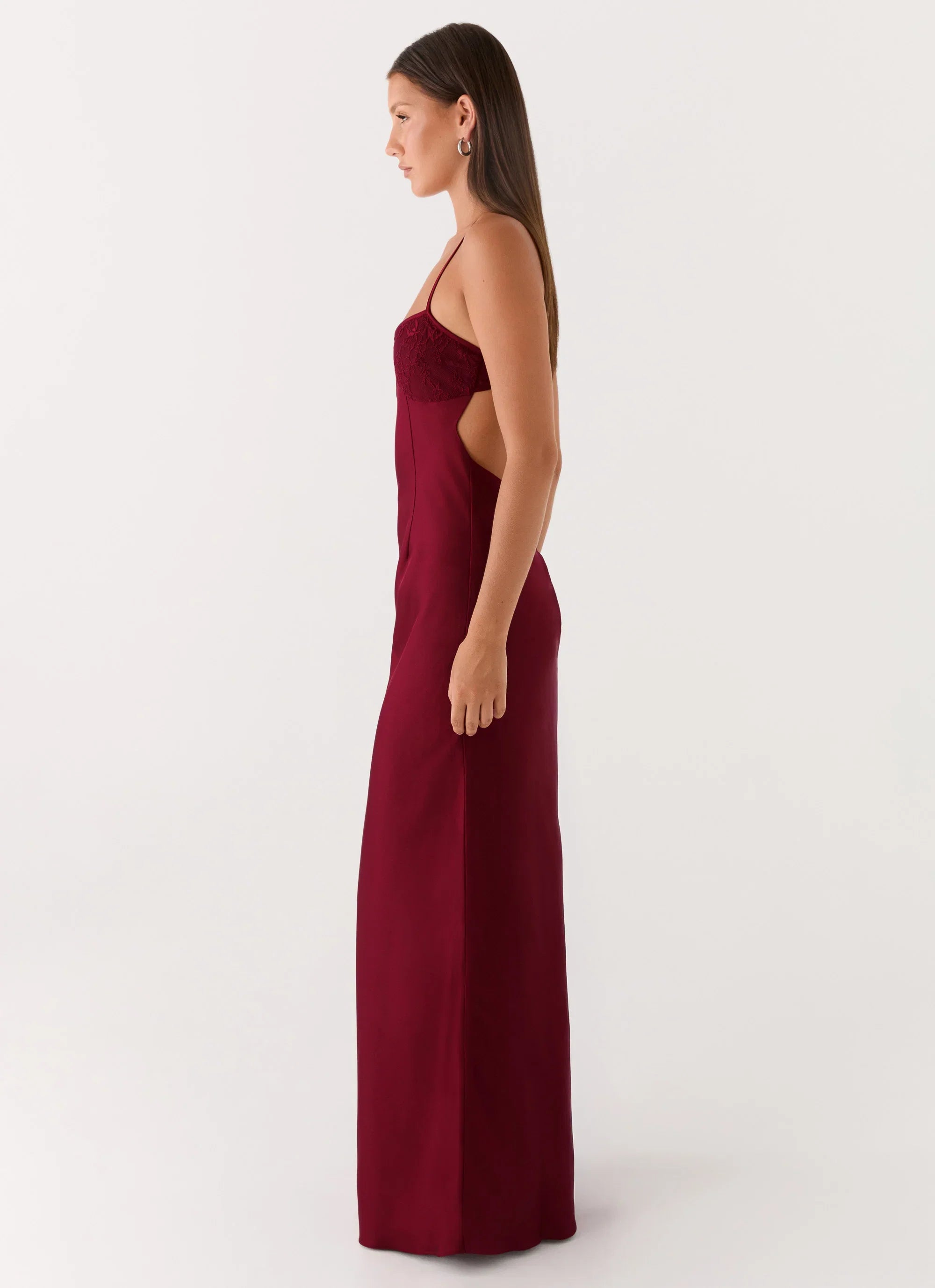 Joanie Maxi Dress Maroon
