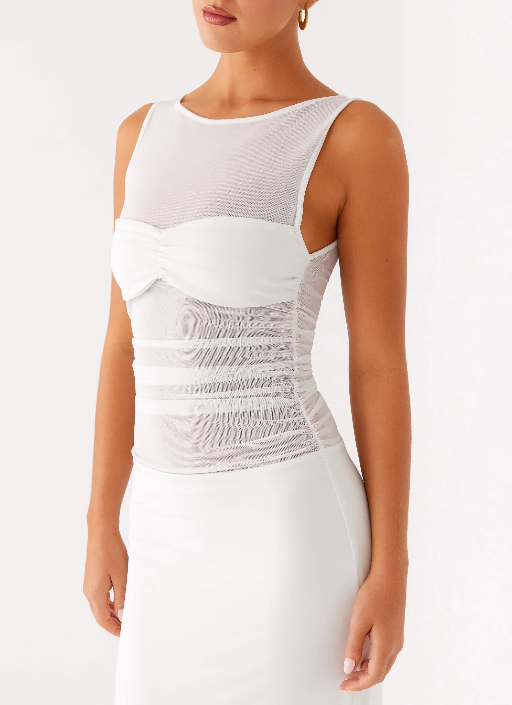 Wesley Maxi Dress Ivory