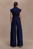 Beatrix High Rise Denim Jeans Indigo Blue