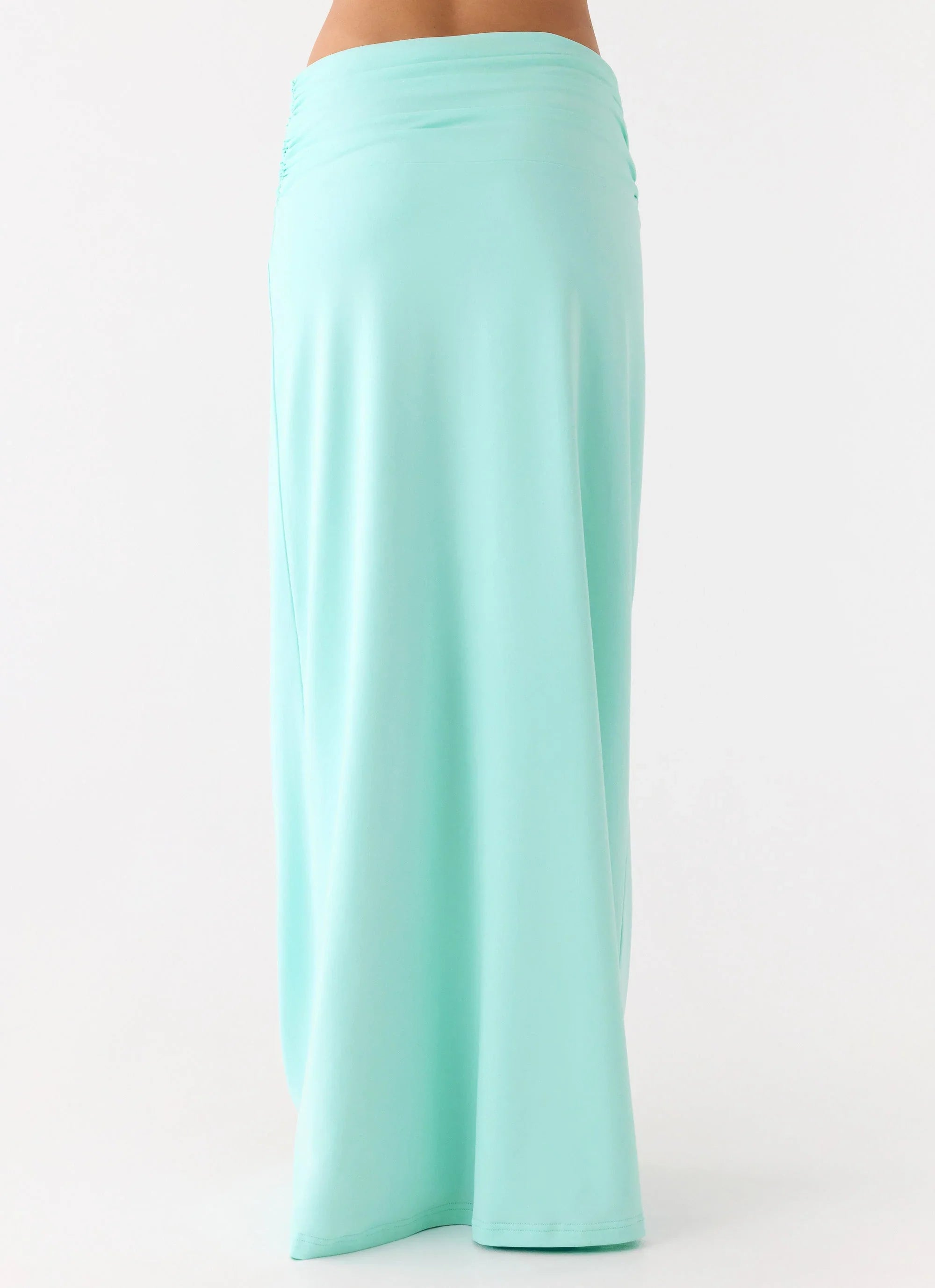 Elisabetta Maxi Skirt Aqua