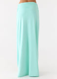 Elisabetta Maxi Skirt Aqua