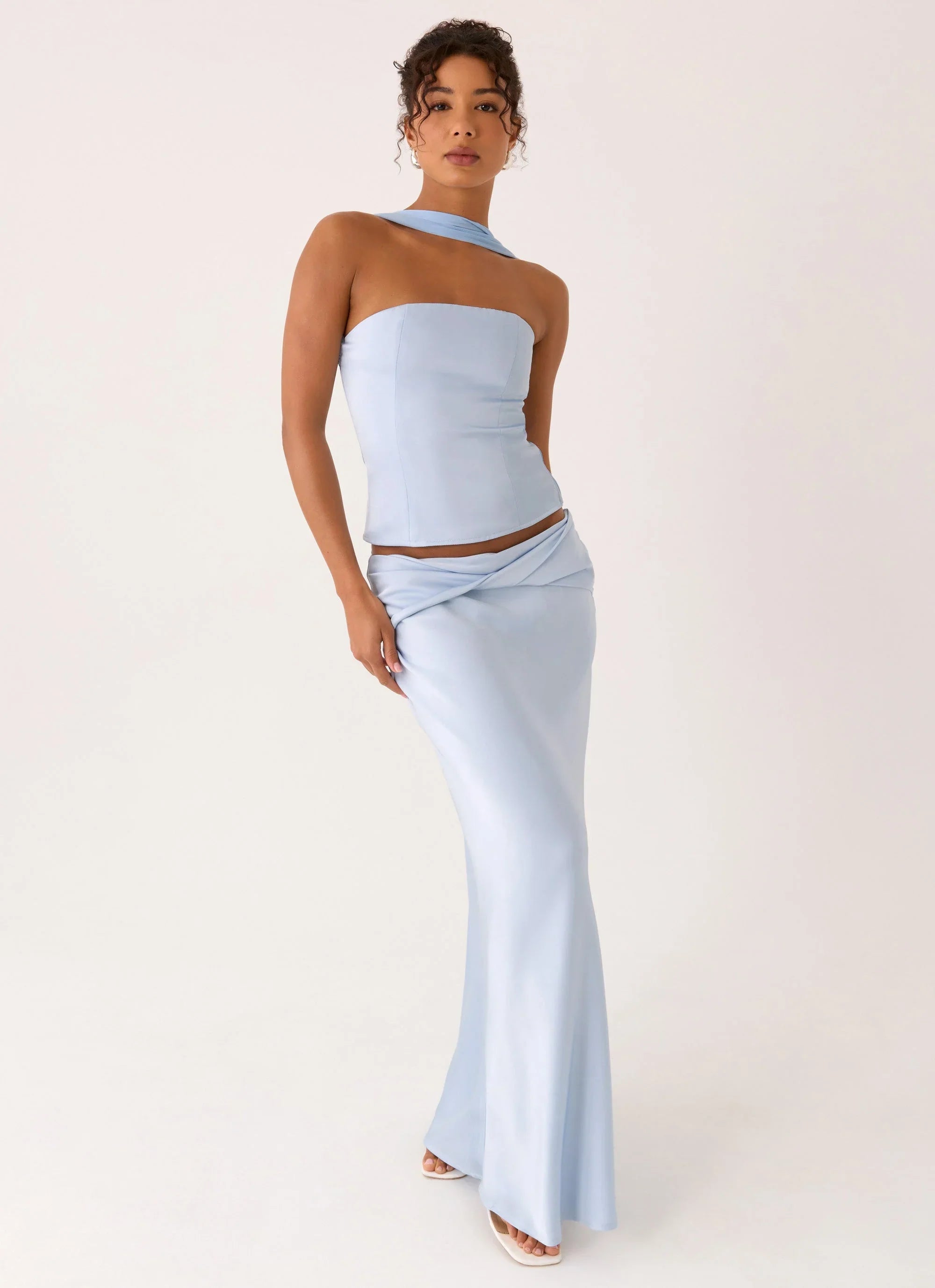 Bridgeta Maxi Skirt Blue