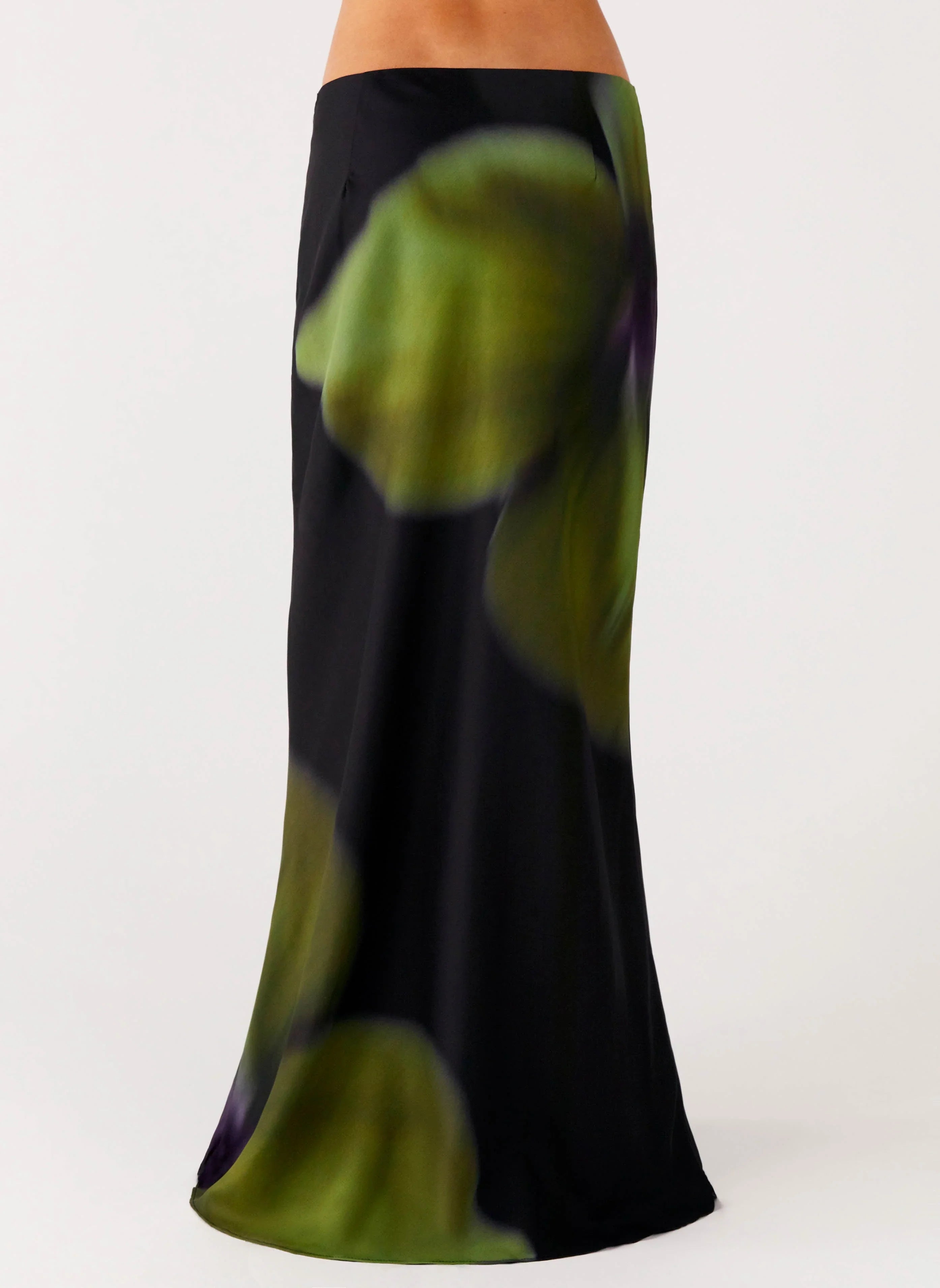 Rosetta Maxi Skirt Lime Flower