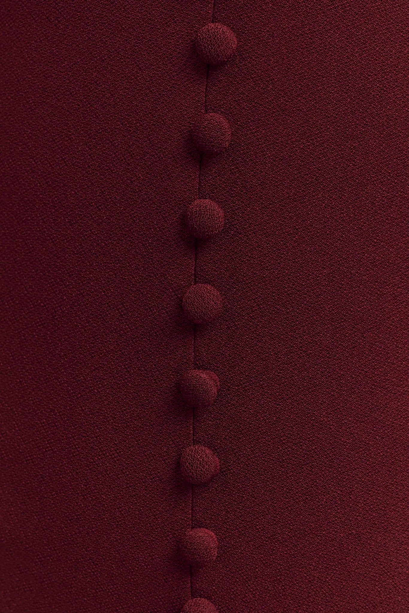 Annita Crepe Halter Midi Dress Merlot