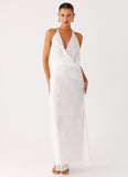 Reinhart Halter Maxi Dress White
