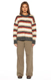 Sicily Multi Stripe Oversized Sweater