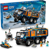 LEGO City Arctic Explorer Science Lab Truck Building Toy STEM Pretend Play Set for Boys Girls Ages 8 Buildable Toy Truck for Kids W 5 Minifigures Gift Idea for Birthdays 60471