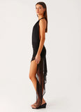 Heatwave Haze Mini Dress Black