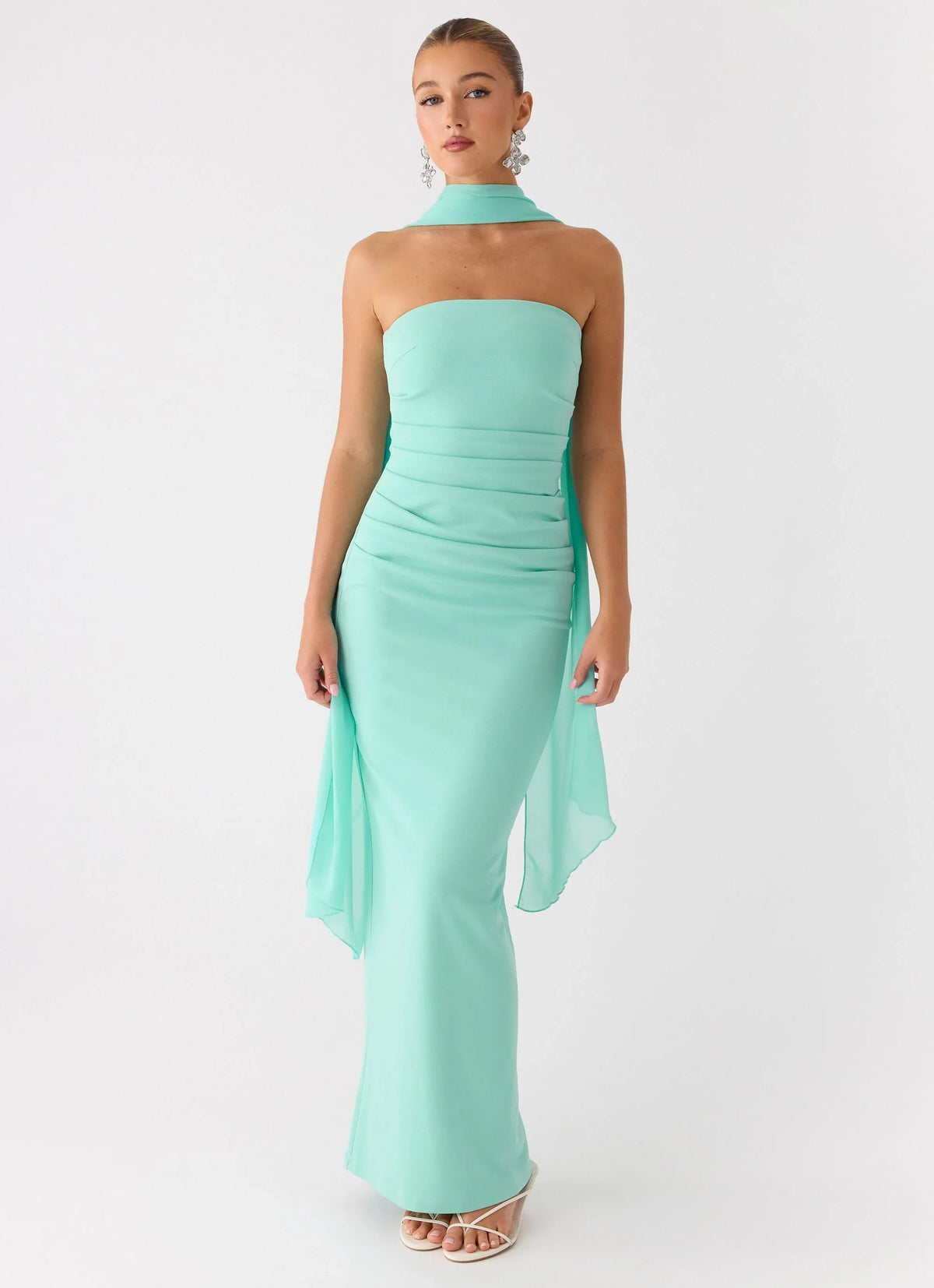 Libra Maxi Dress Aqua
