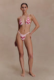 Robyn Beaded Bikini Bottom Pink