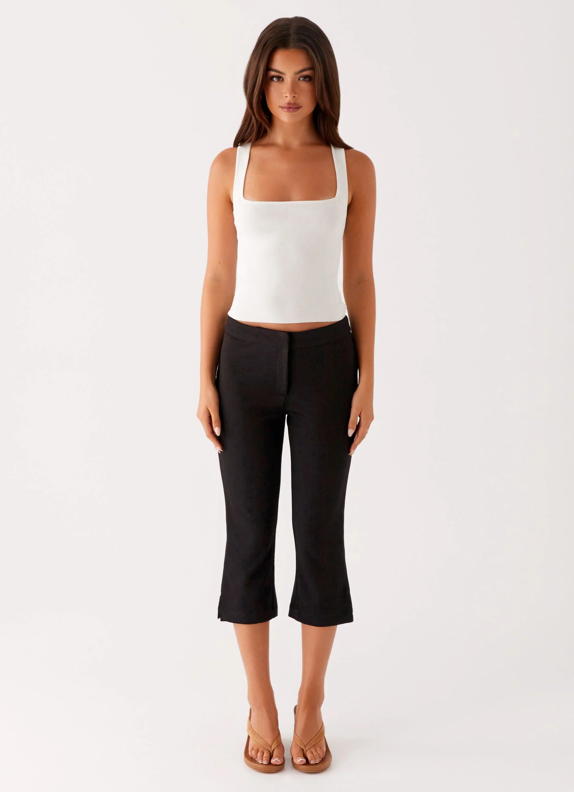 Rue Capri Pants Black