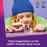 LEGO Friends Pizza Truck 42694 Building Toys for Girls Boys Ages 6 Toy Truck Playset W 2 Minidolls 190 pieces Gift for Birthdays