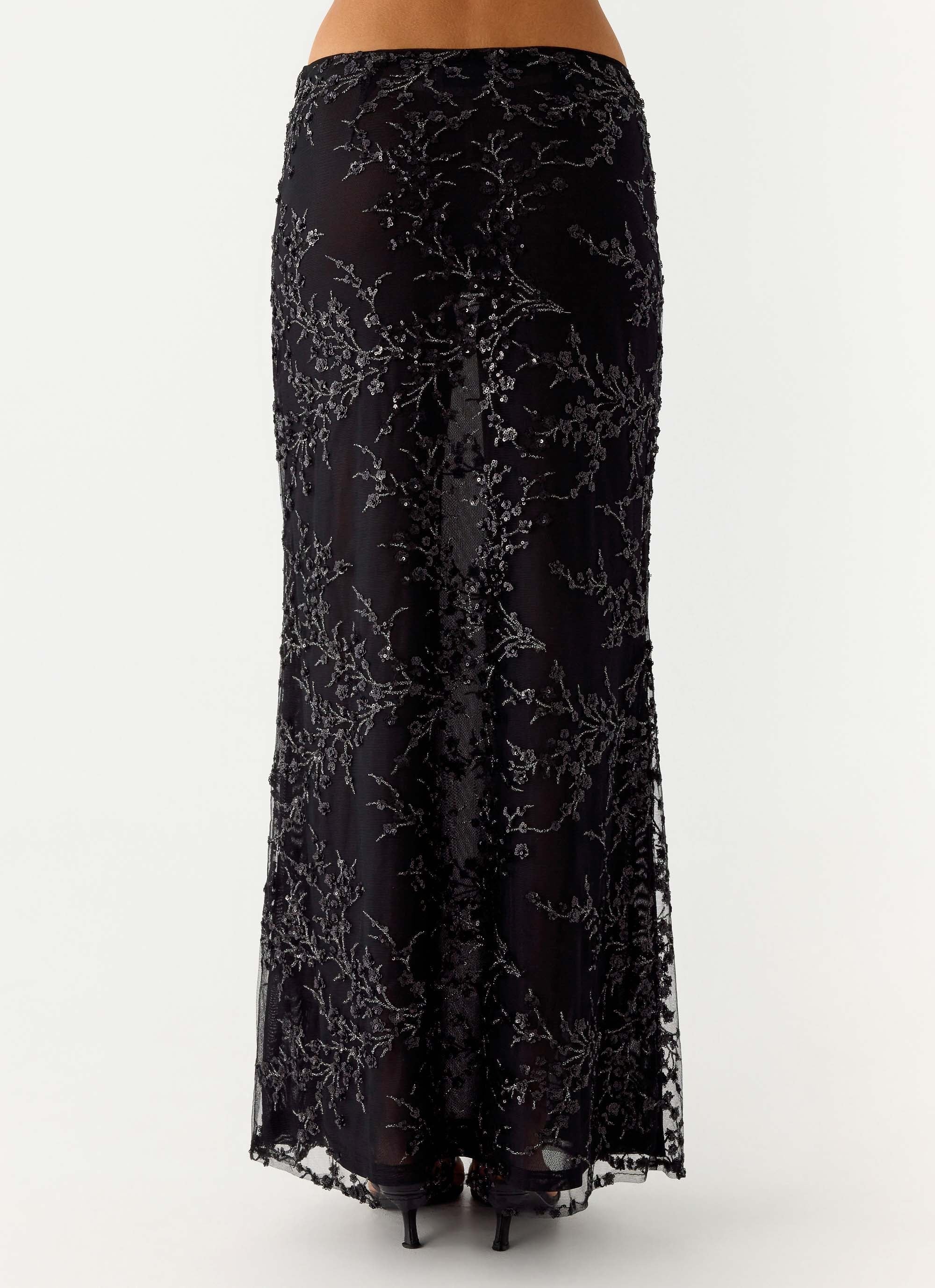 Moodlight Maxi Skirt Black