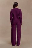 Lauren Knit Trouser Plum
