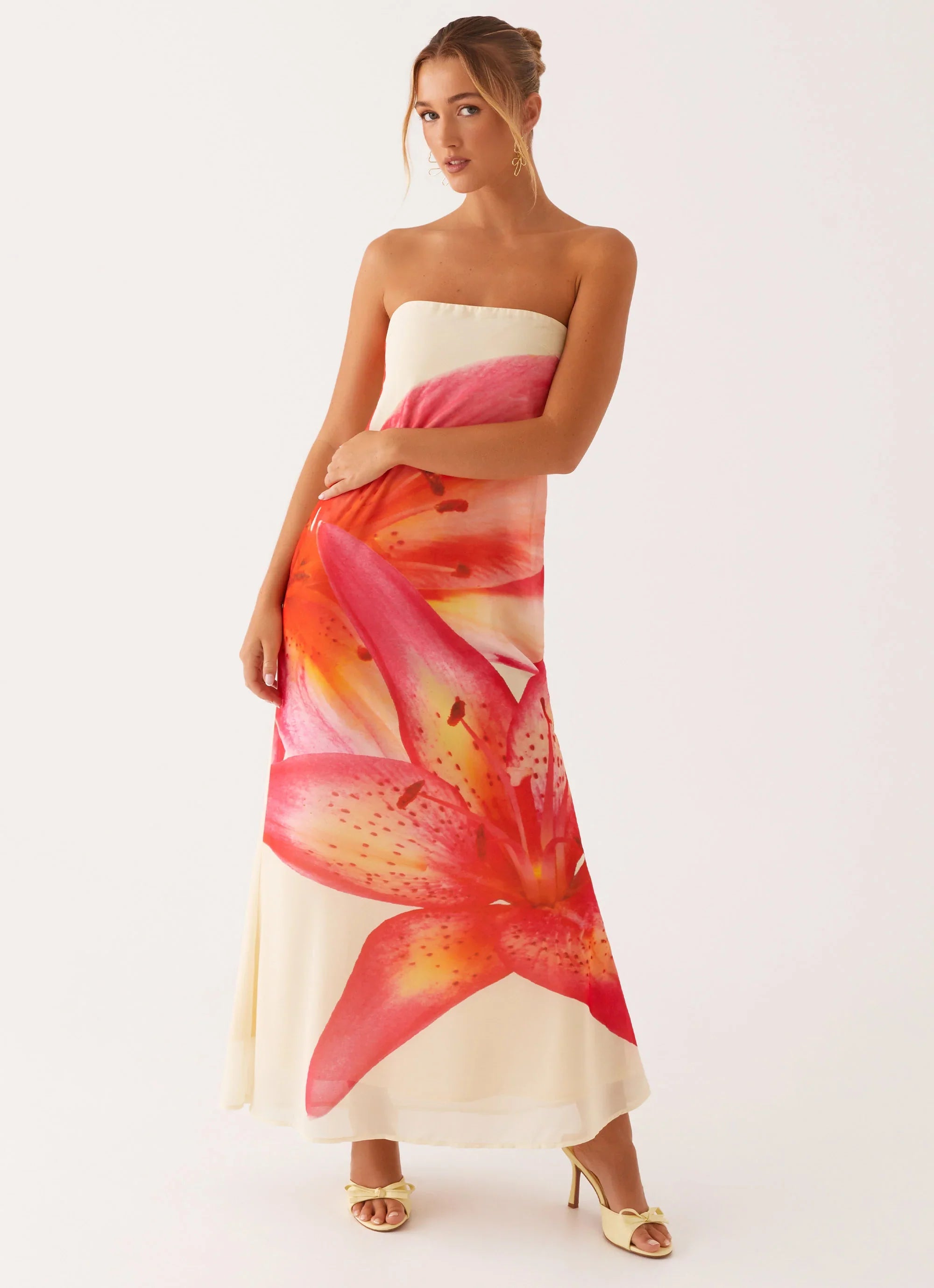 Darcy Maxi Dress Yellow Floral