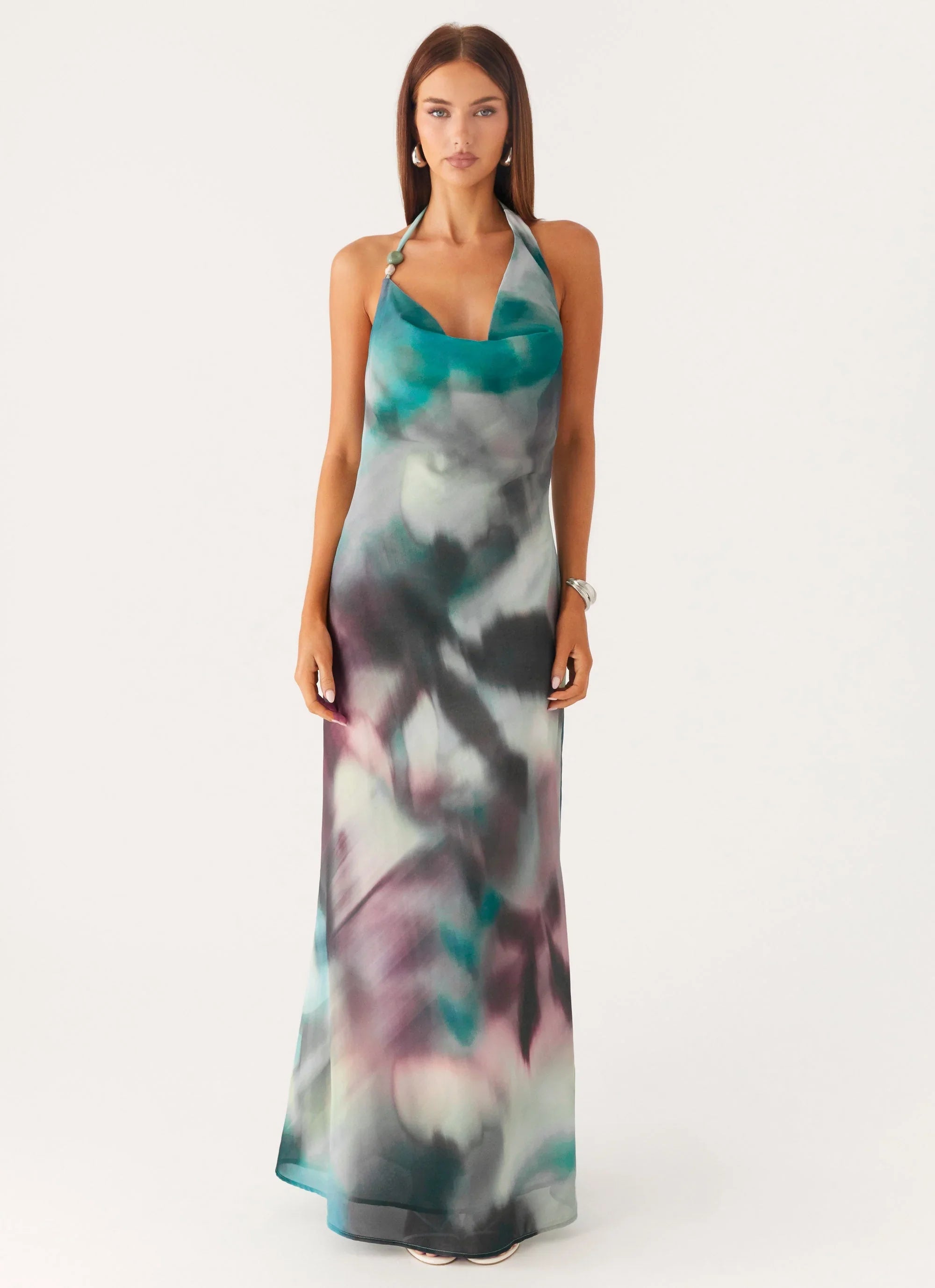 Lost At Sea Maxi Dress Sea Splash