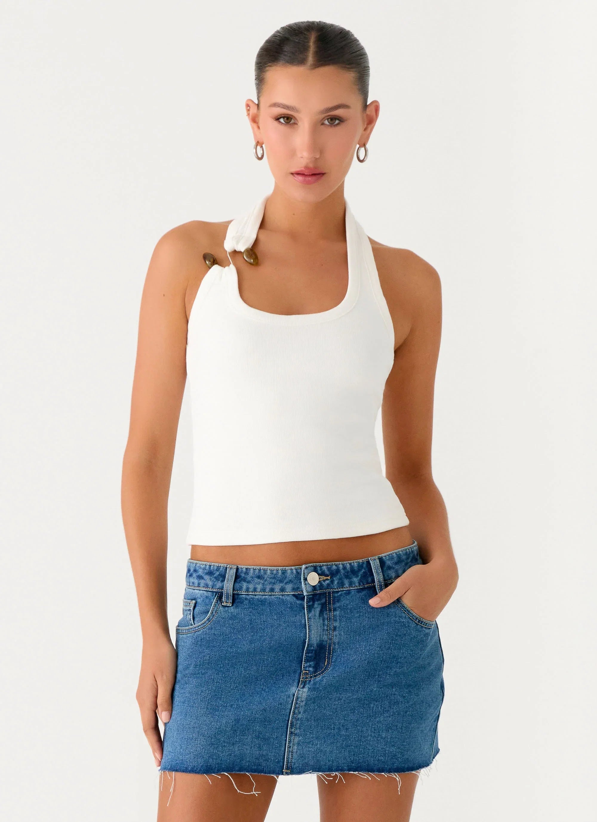 Cladena Top White