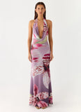 Like You Better Maxi Dress Ombre Floral Affair
