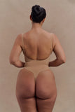 Alyssa Backless Shapewear Bodysuit Beige