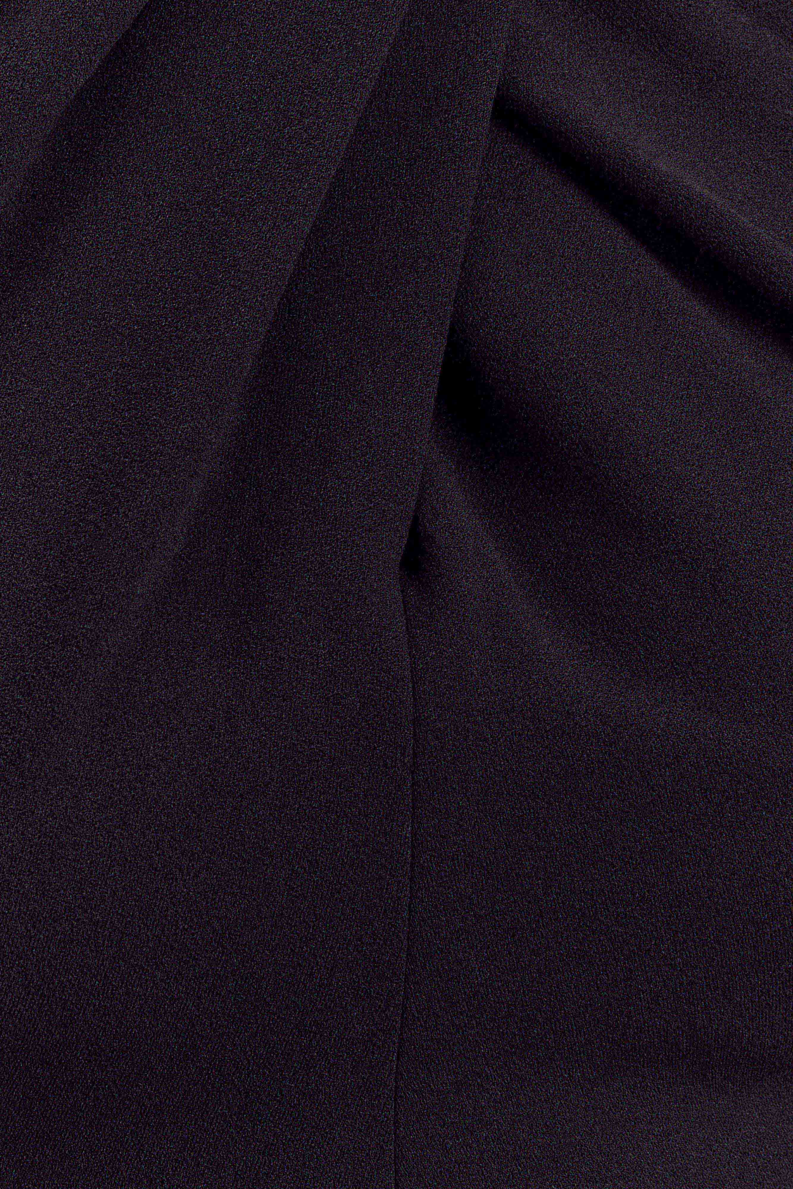 Christina Cross Over Mini Dress Black