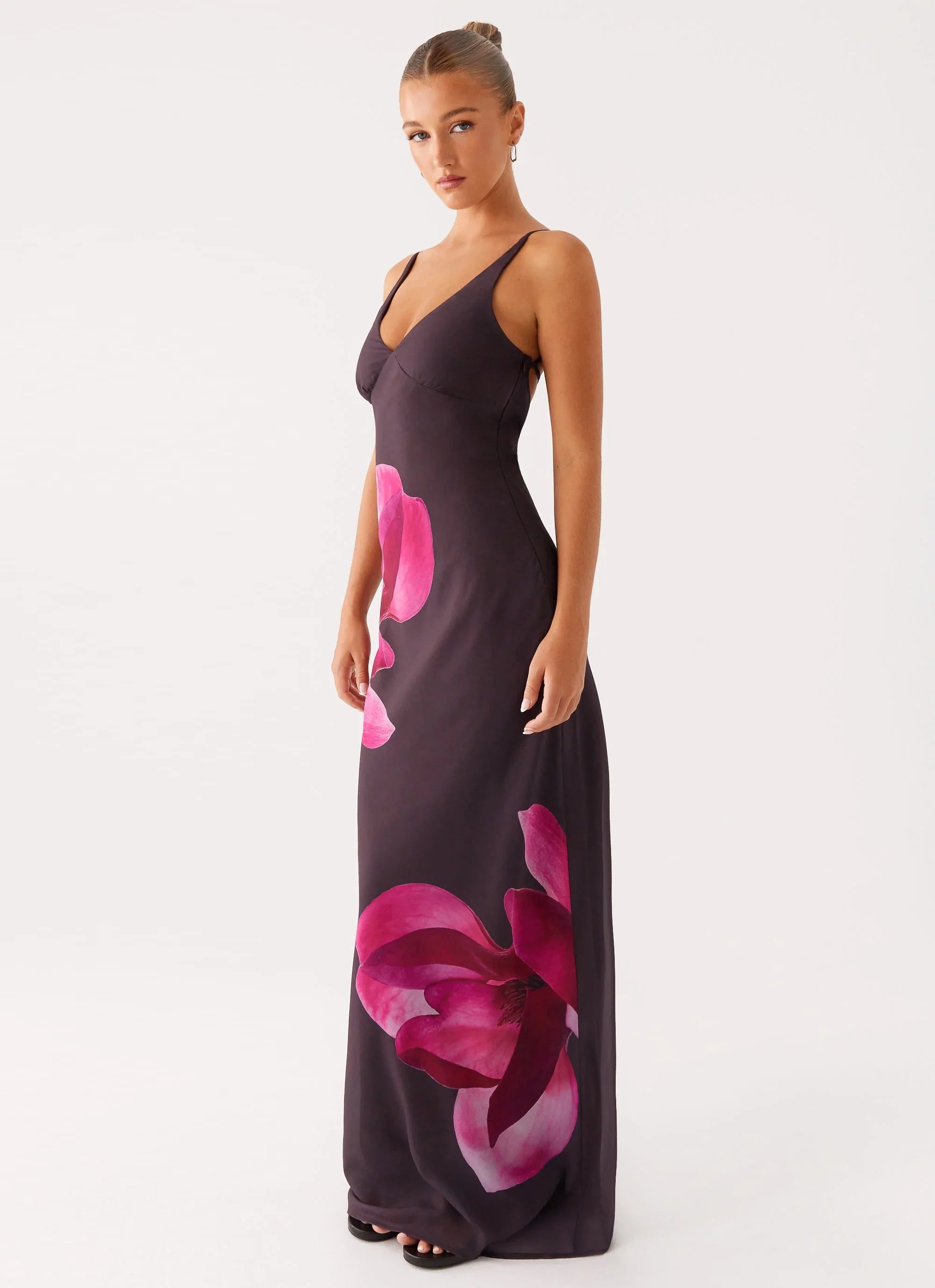 Griselda Maxi Dress Dark Chocolate