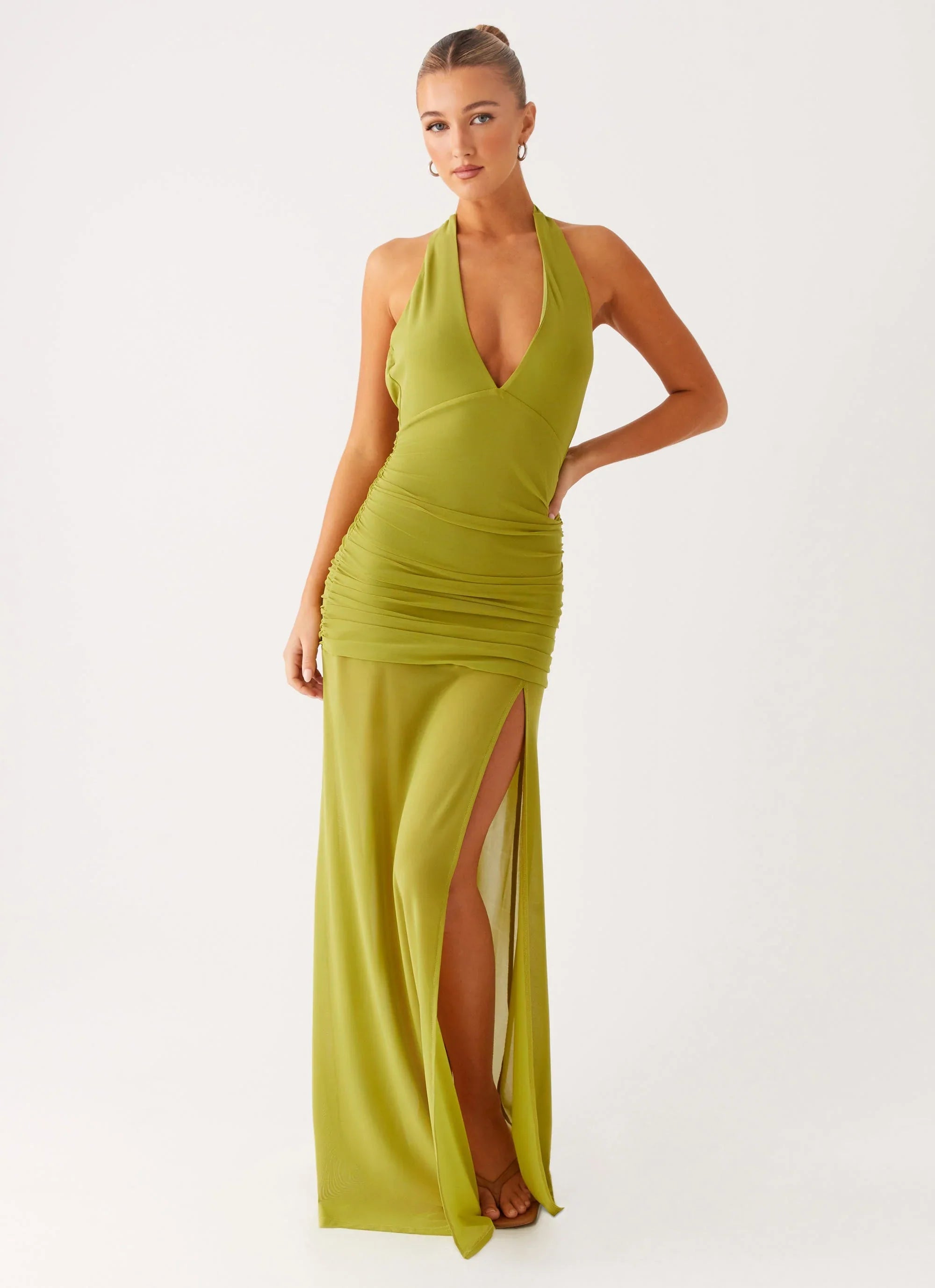 Island Muse Dress Lime