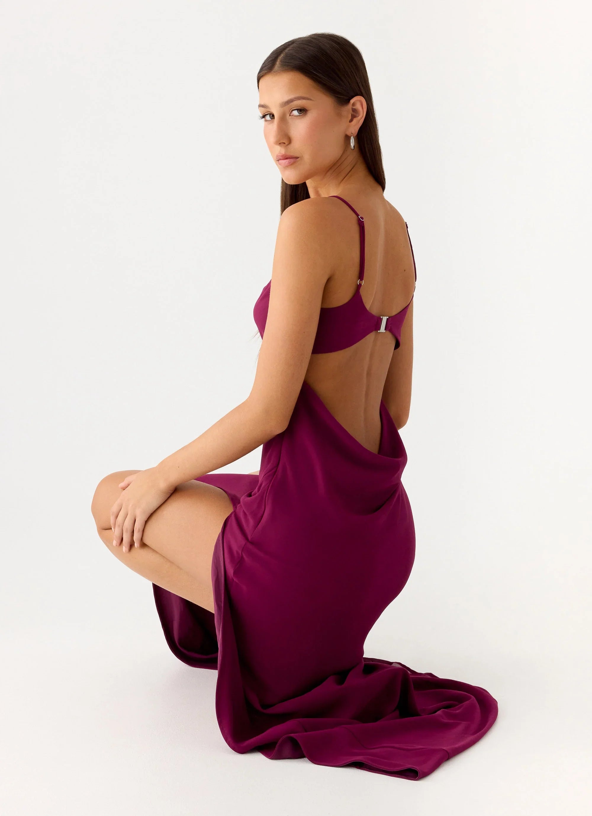 Alouette Maxi Dress Plum